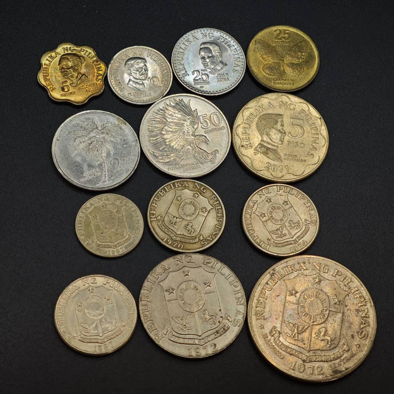 【淘币小摊】实时拍第八百零三拍   散币套币场   满百包邮可预留二周 每周一统一发货   菲律宾13枚