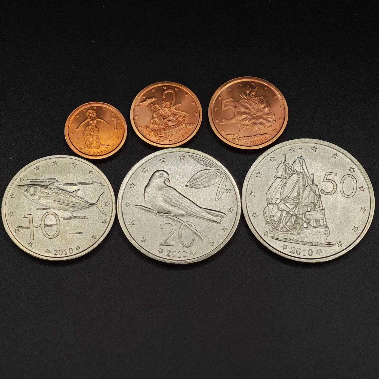 【淘币小摊】实时拍第八百零三拍   散币套币场   满百包邮可预留二周 每周一统一发货   新西兰2010年6枚套