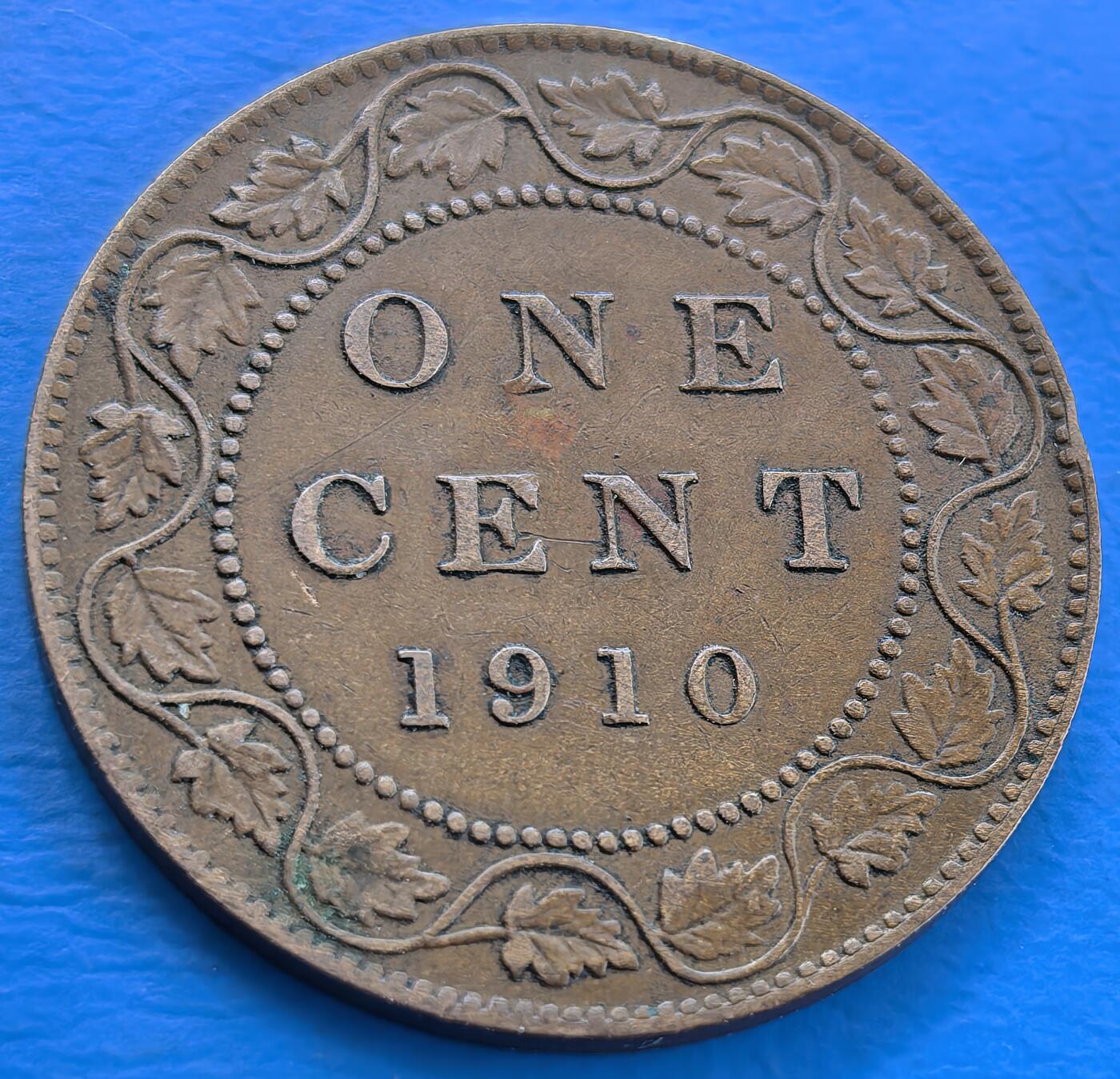 外国优质老铜币银币，未完待续 少见加拿大爱德华七世戎装版1910年壹分