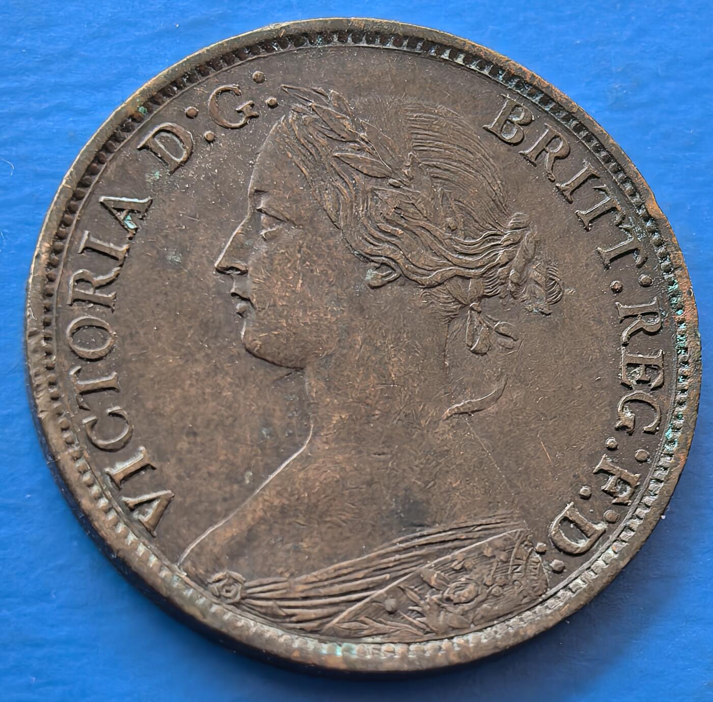 外国优质老铜币银币，未完待续 极美品英国1862年法新