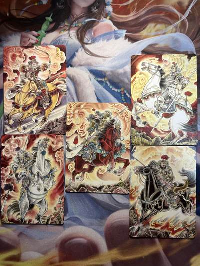 欢迎送拍、零成本上架，释放现金流，合理分配上拍卡品 - 【普卡】贾志鹏 五虎一套 焱卡文化&豪杰传2