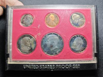 KK钱币收藏小铺 （套币 好品/批量散币 银币）专场  2月预留时间 周末发货 -  1980美国清年精制套币 含苏珊一元精制币 氧化