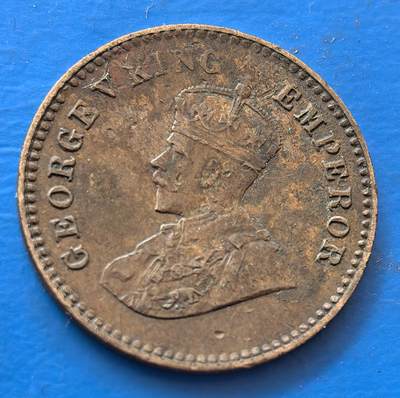 外国优质老铜币银币，未完待续 - 印度1919年1/12安娜