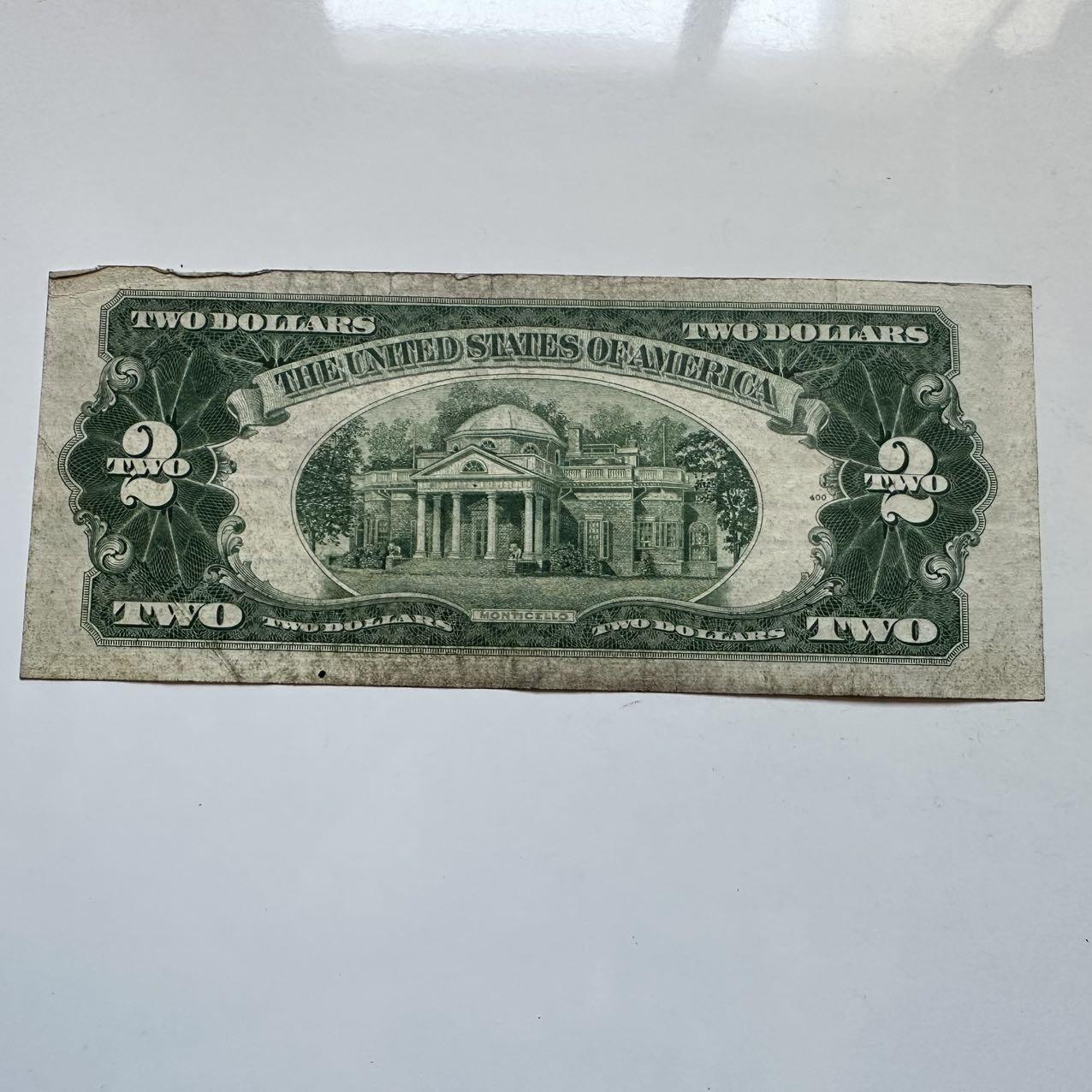 🌹外币初藏🌹🐯2025年第131场  每周二四六晚8️⃣点 接代拍 美国1953年2美元