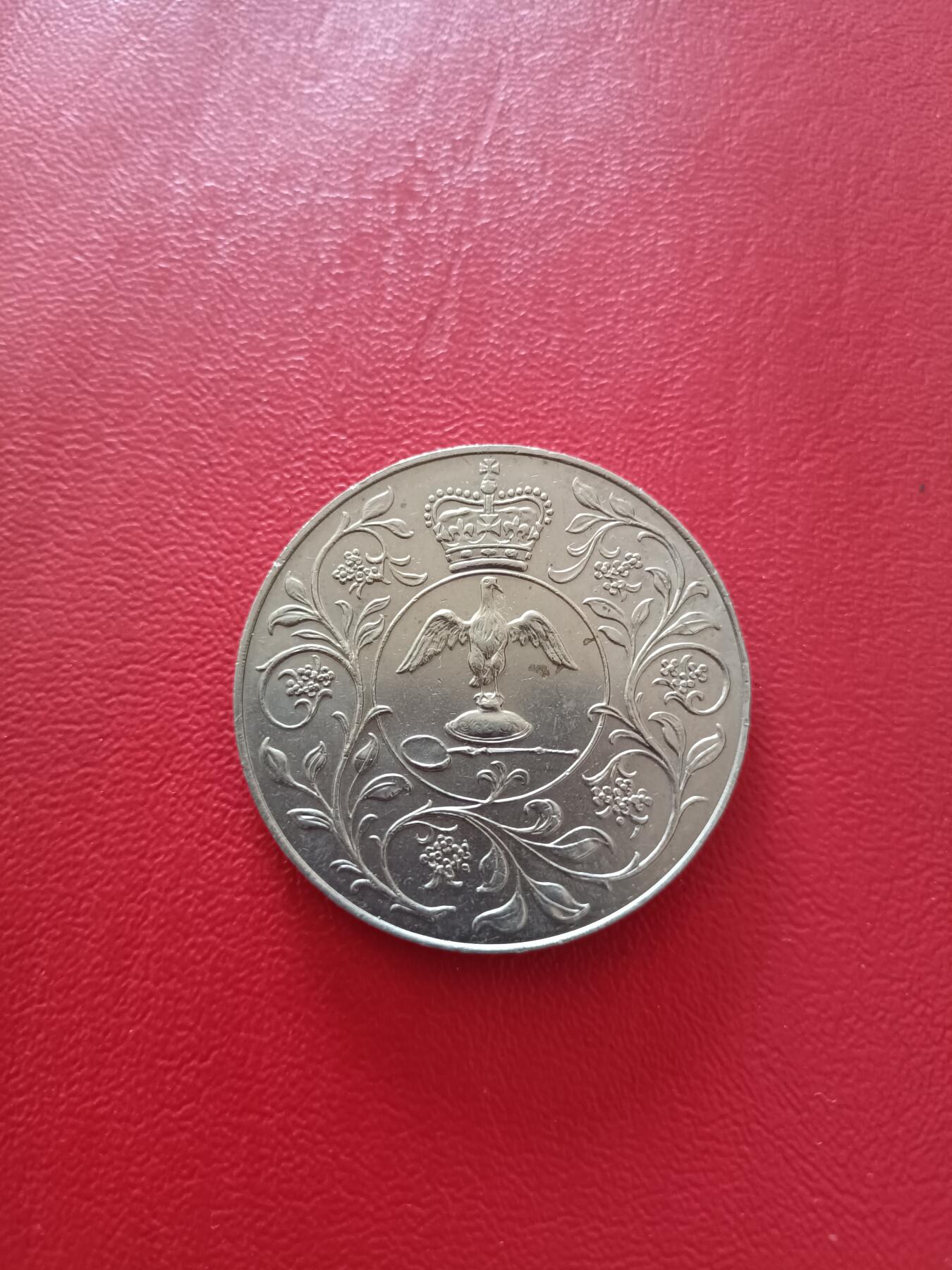 【云涧收藏】第八十场 英国1977年女王登基25周年克朗纪念币