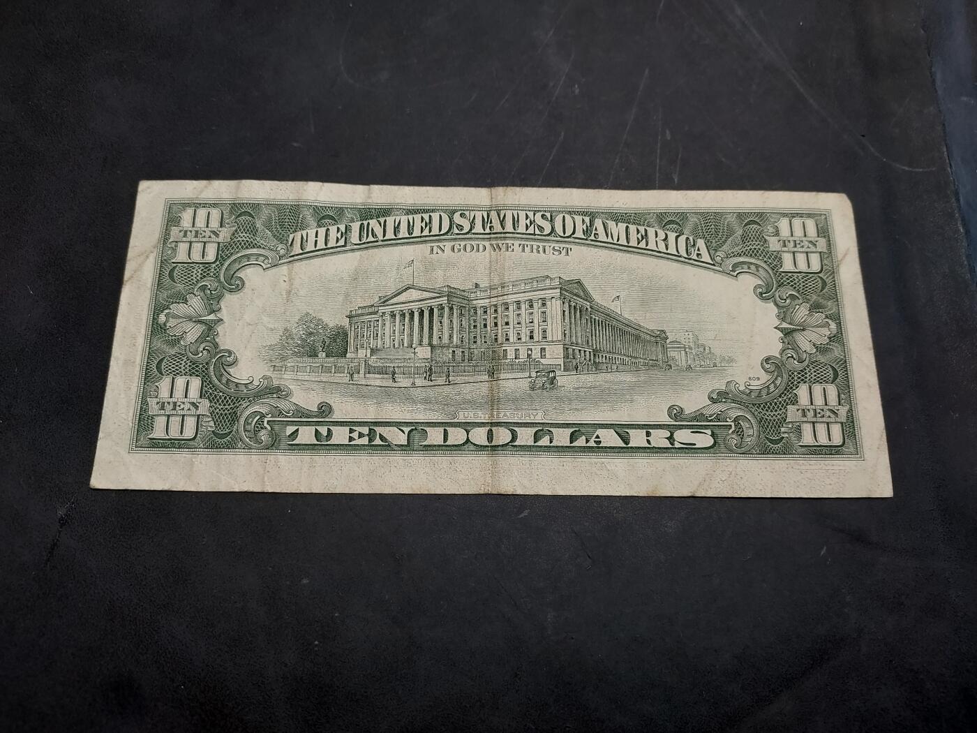 博彦收藏   11月24日 8点 钱币专场 美国 10元 流通品