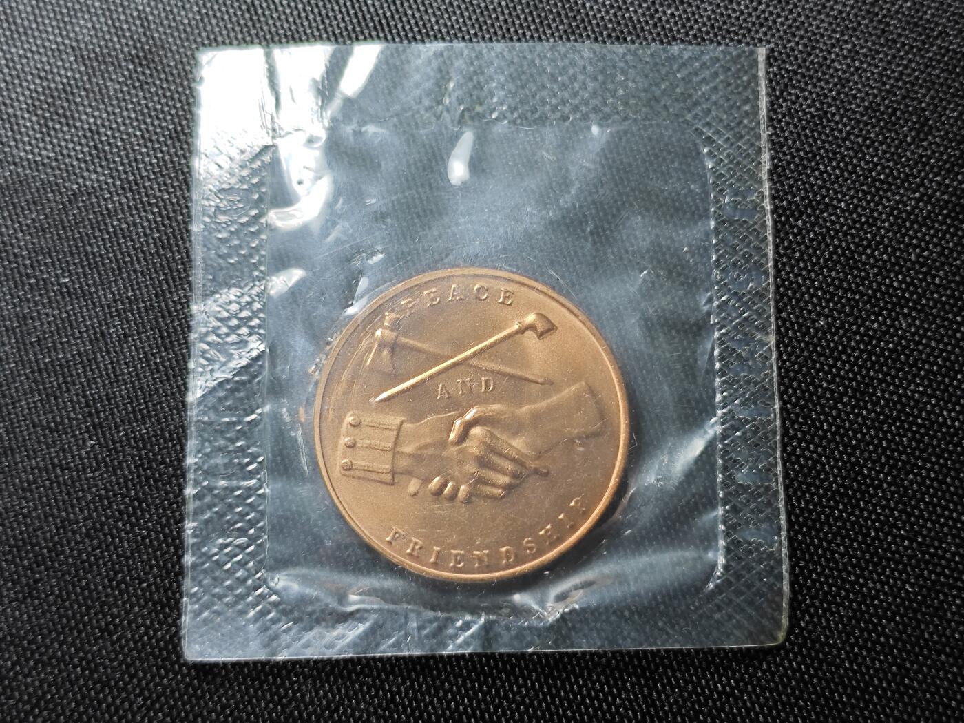 KK钱币收藏小铺 （套币 好品/批量散币 银币）专场  2月预留时间 周末发货   美国总统纪念铜章 原封