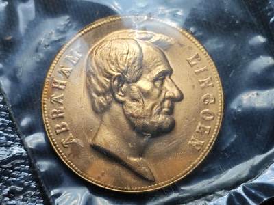 KK钱币收藏小铺 （套币 好品/批量散币 银币）专场  2月预留时间 周末发货 -   美国总统纪念铜章 原封