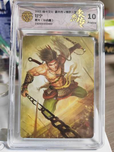 阳大大卡牌拍卖第84期（持续收拍品，周六晚上九点截拍，进群福利早知道） - 【10P】焱卡文化 三国豪杰传 孙启鑫 甘宁 炫彩