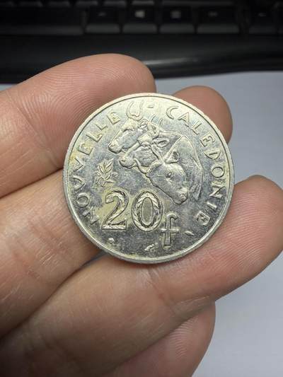 2025年集古藏今外币拍卖第十期-第8场—（总第288拍），可以寄存60天，满160元包邮。 - 1991年法属新喀利尼西亚20法郎