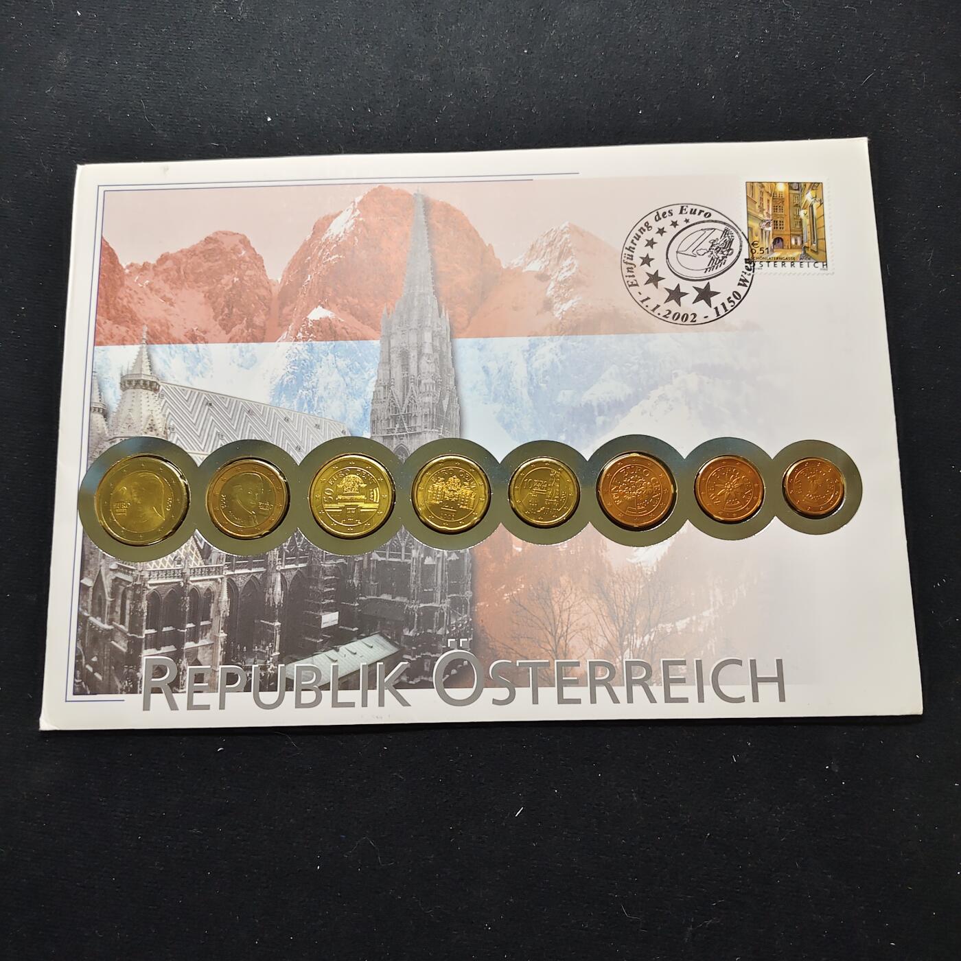 【全场包邮】纯粹捡漏拍483场（免费代拍第20场） 【邮币封】欧洲各国新发行欧元纪念邮币封6套一组