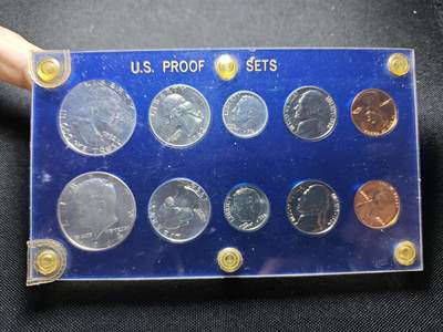 KK钱币收藏小铺 （套币 好品/批量散币 银币）专场  2月预留时间 周末发货 -  美国精制套币1962/1964年清年2套一卡册 含6枚高银银币