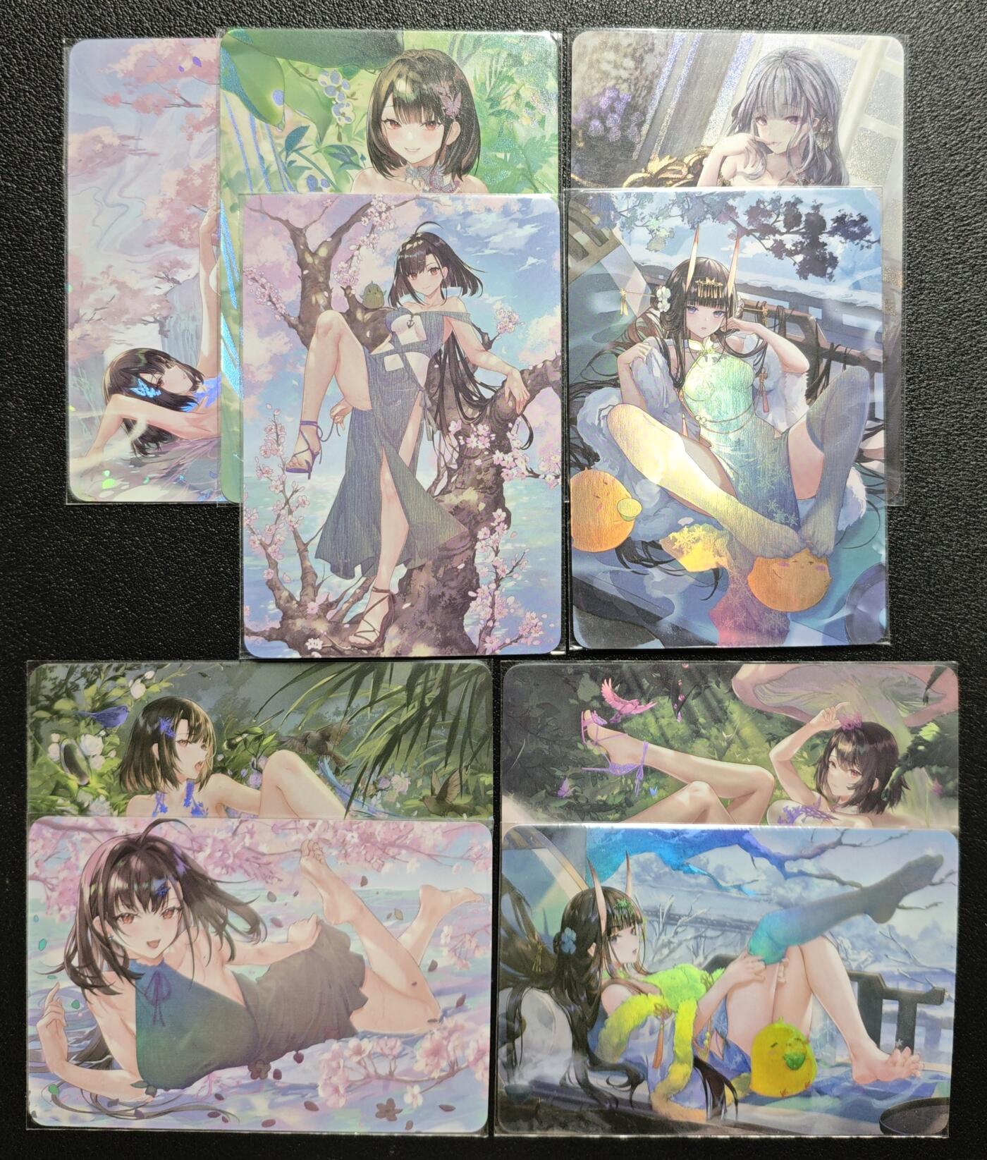 天玑星卡拍第142期《11.25周二截拍艺气风发》持续收拍收评中 满赠卡需备注 动漫美女 彩闪 九张 自制卡