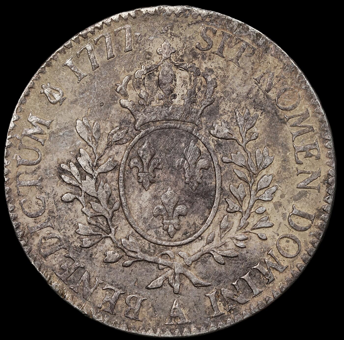 修遠堂世界钱币第九十四期 1777年法国埃居大银币 28.99g