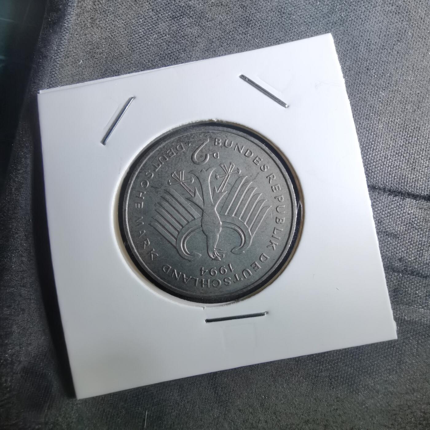 沼泽如烟--第910场 德国1994年2马克这头像少见