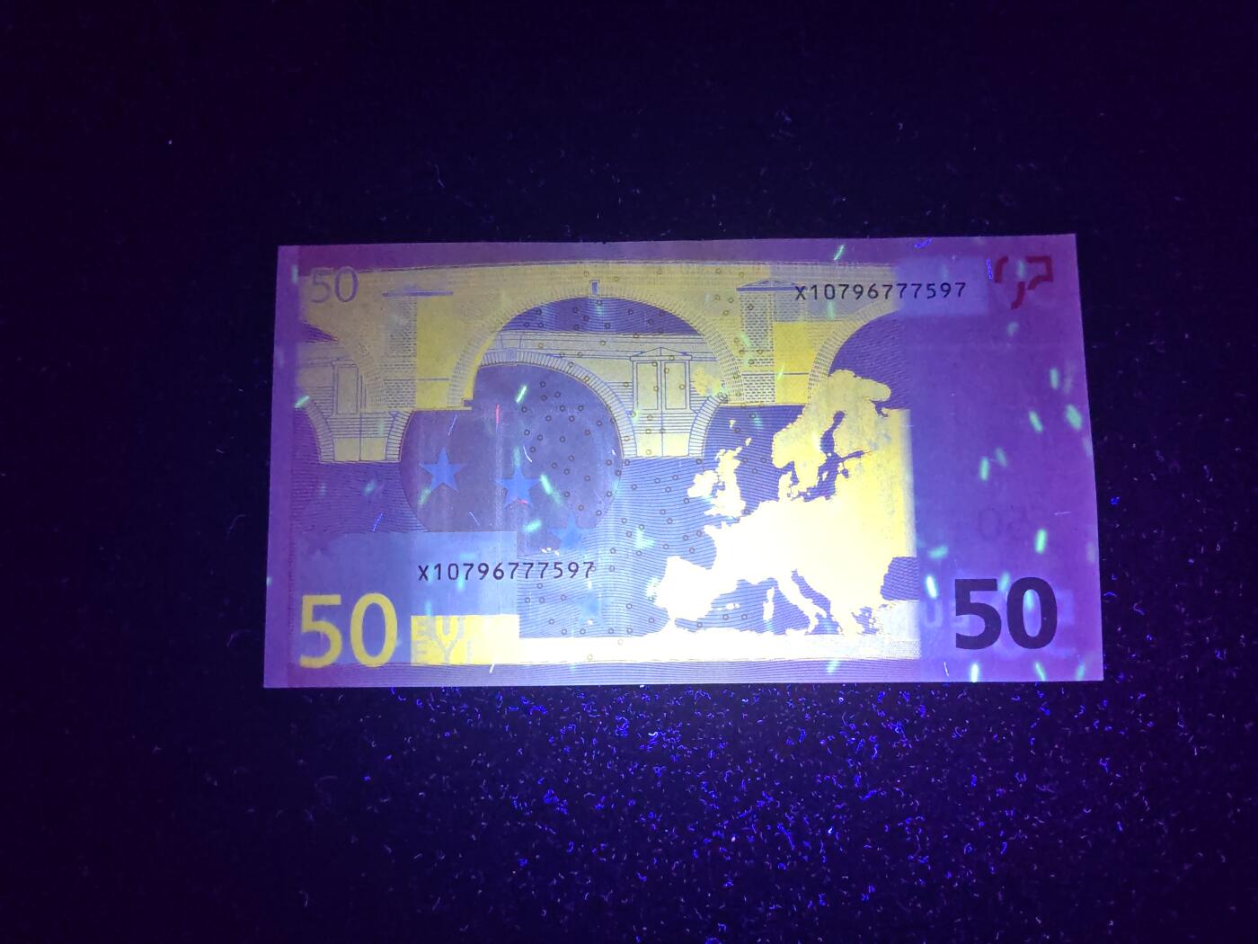 欧盟 一签 2002版 50欧元 纸币 X冠 德国版 全程无4 全新UNC