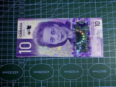 【炜奕收藏】，第五十一期 - 2018年加拿大10元，UNC品相