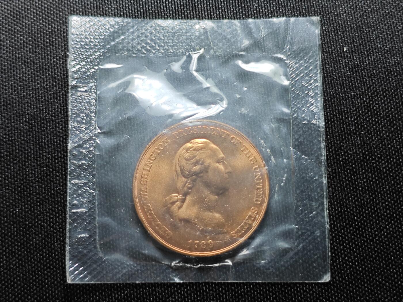 KK钱币收藏小铺 （套币 好品/批量散币 银币）专场  2月预留时间 周末发货   美国总统纪念铜章 原封