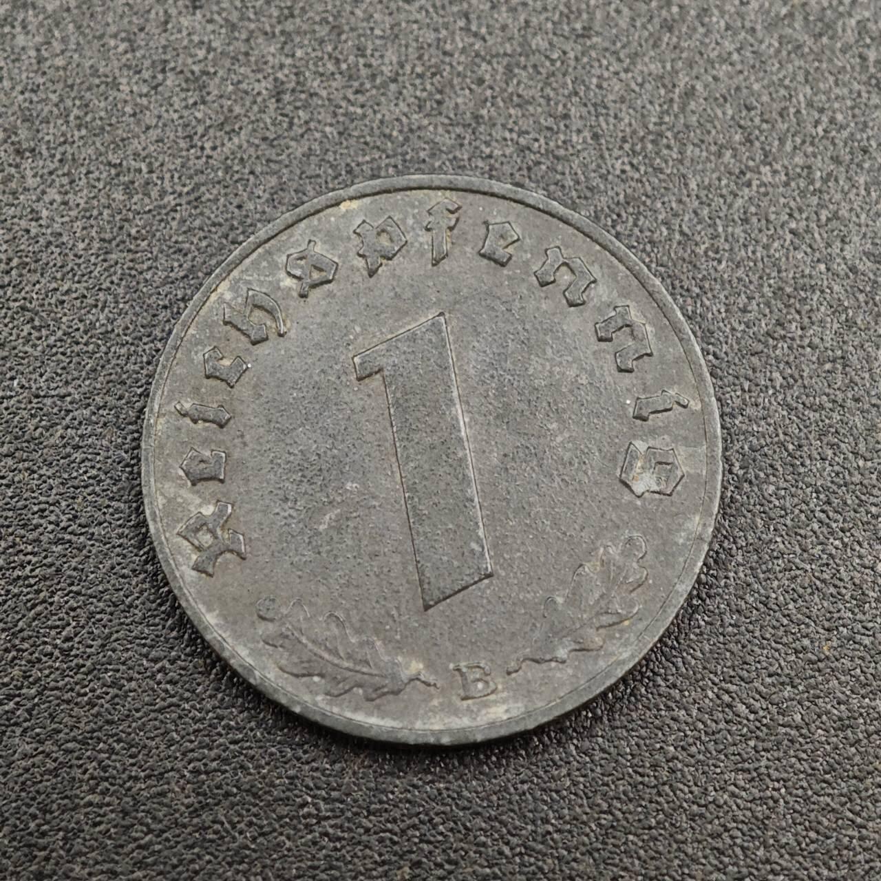 【淘币小摊】实时拍第八百零三拍   散币套币场   满百包邮可预留二周 每周一统一发货   德国1944年1芬妮锌币