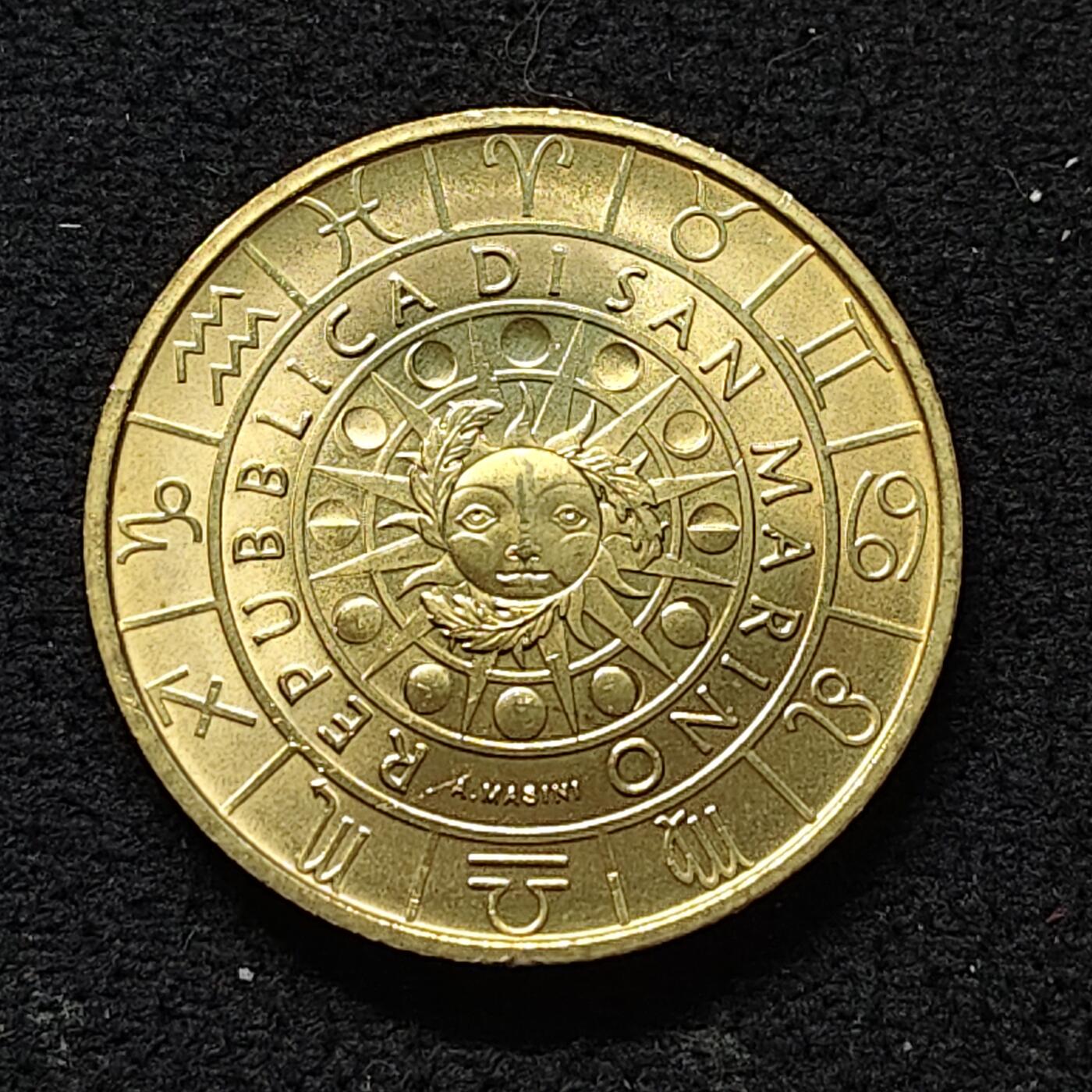 【全场包邮】纯粹捡漏拍480场（免费代拍第17场） 圣马力诺2019年5欧元十二星座双子座纪念币