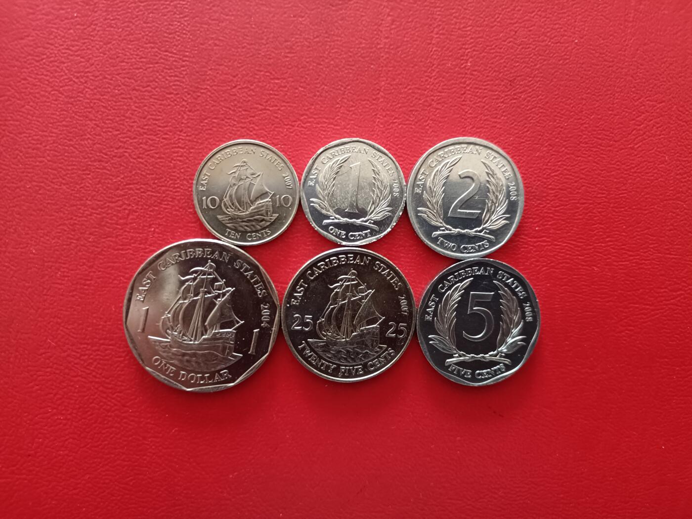 【云涧收藏】第八十场 英属东加勒比女王老年版套币