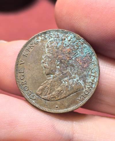 南宋泉阁俄币 外币 国币 专场第十九期 【送拍无额外佣金】 - 英属香港 1931年 乔治五世 香港一仙铜币 老包浆 字口清晰 通货好品