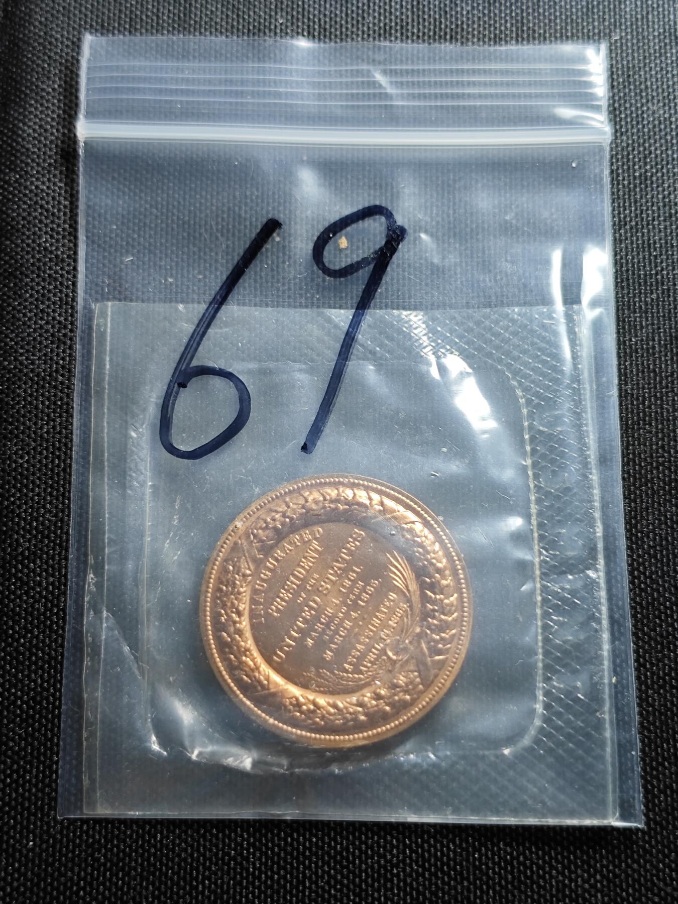 KK钱币收藏小铺 （套币 好品/批量散币 银币）专场  2月预留时间 周末发货   美国总统纪念铜章 原封