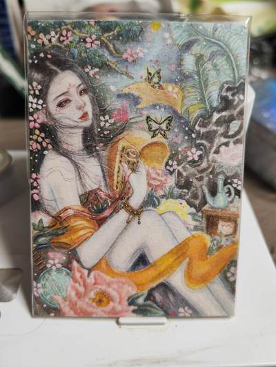 阳大大卡牌拍卖第84期（持续收拍品，周六晚上九点截拍，进群福利早知道） - 【手绘卡】画师妙彤 书灵 手绘卡