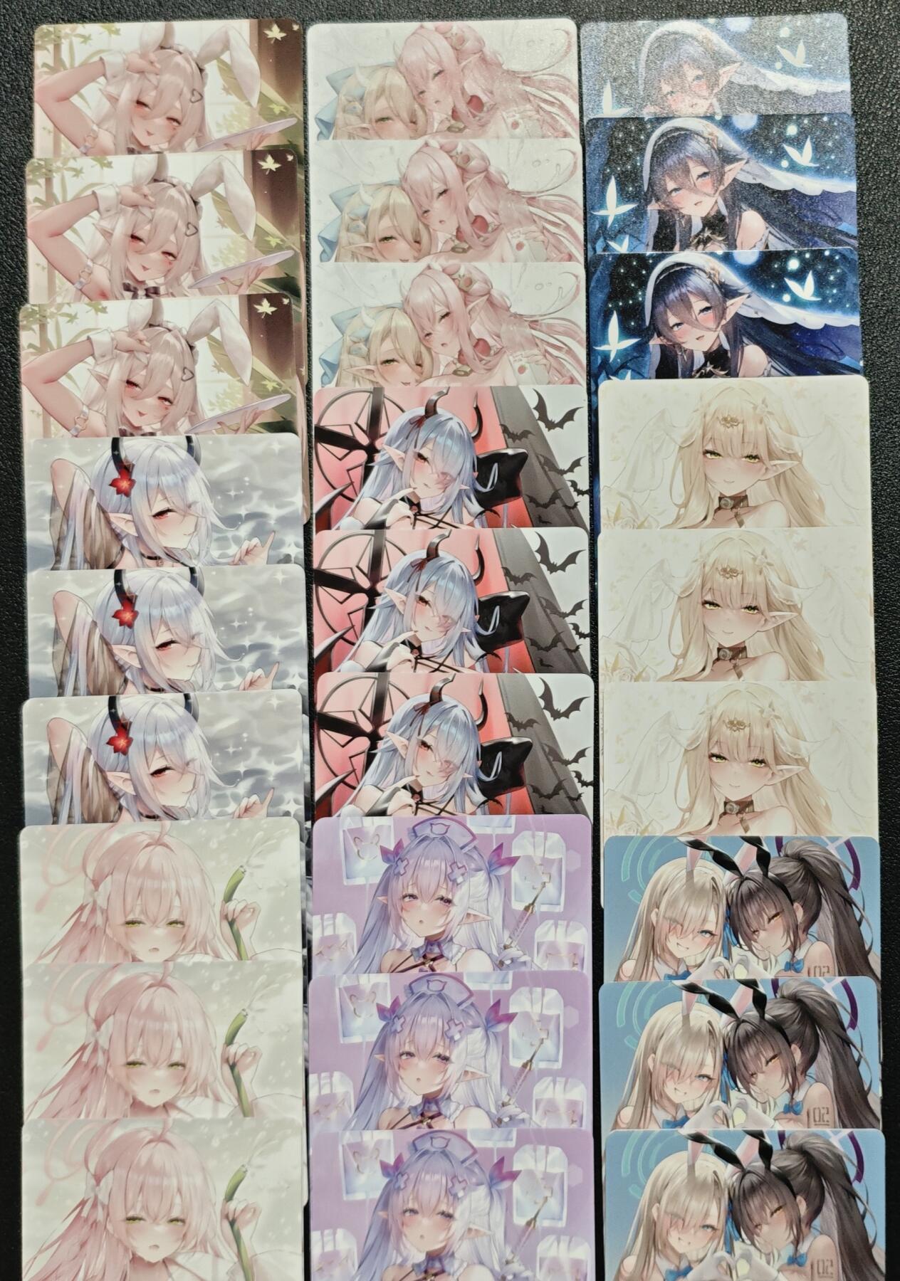 天玑星卡拍第142期《11.25周二截拍艺气风发》持续收拍收评中 满赠卡需备注 动漫美女 三工艺 二十七张 自制卡