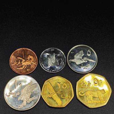 【淘币小摊】实时拍第八百零三拍   散币套币场   满百包邮可预留二周 每周一统一发货   - 巴勒斯坦2010年动物6枚套