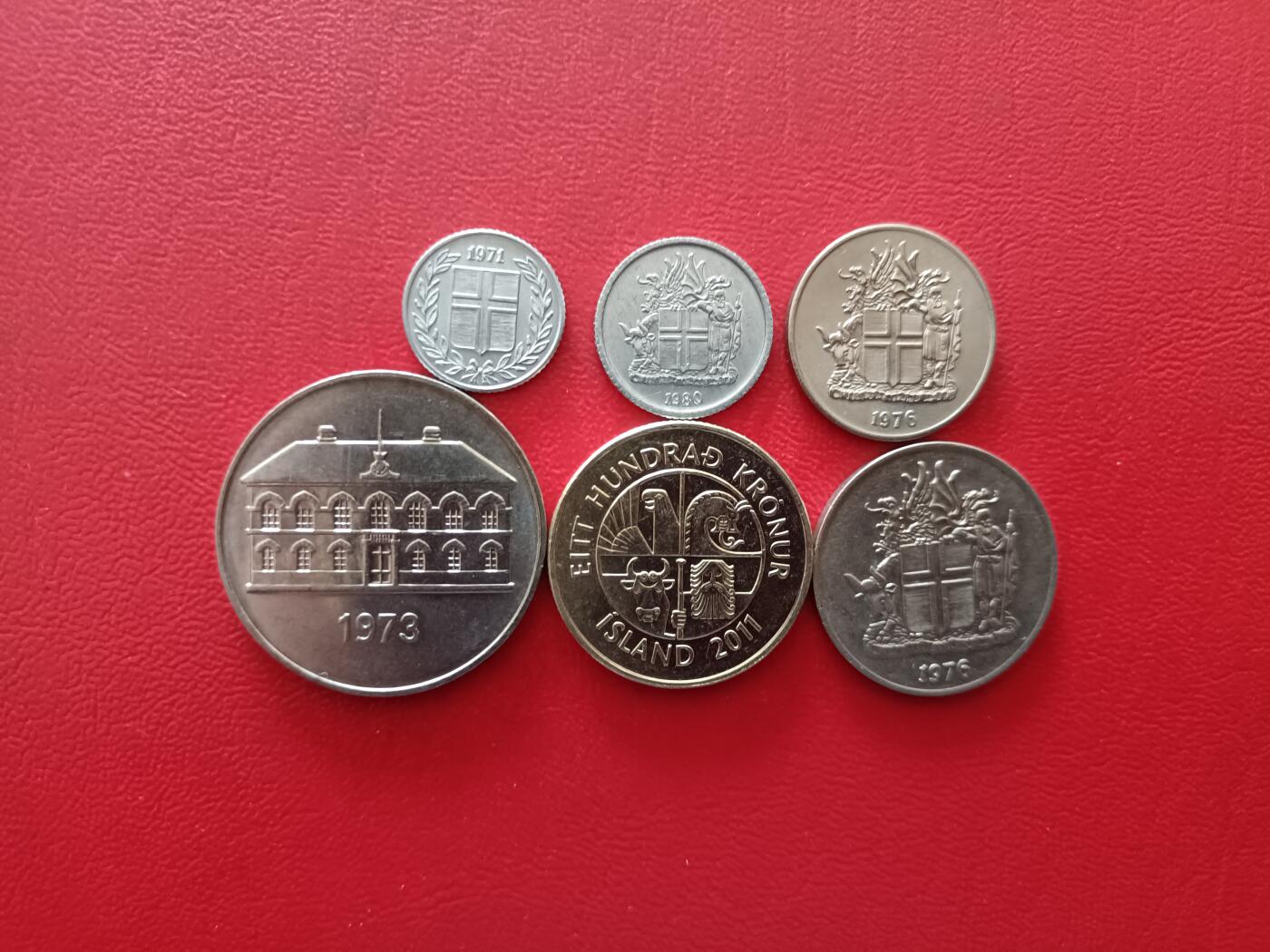 【云涧收藏】第八十场 冰岛6枚