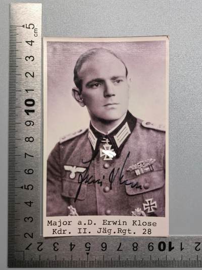 小驴勋章奖章收藏11月22日周六晚六点拍卖（珍爱和平，收藏战争，铭记历史，勿忘国耻，忠党爱国。有偿代拍，送拍规则在简介最后，参拍须阅读规则后再参拍，关系到运费包装发货时效真假辨别等关键信息，拍卖时不再发原图，看大图店主微信码在拍卖店铺介绍里） - Erwin Klose战后亲签