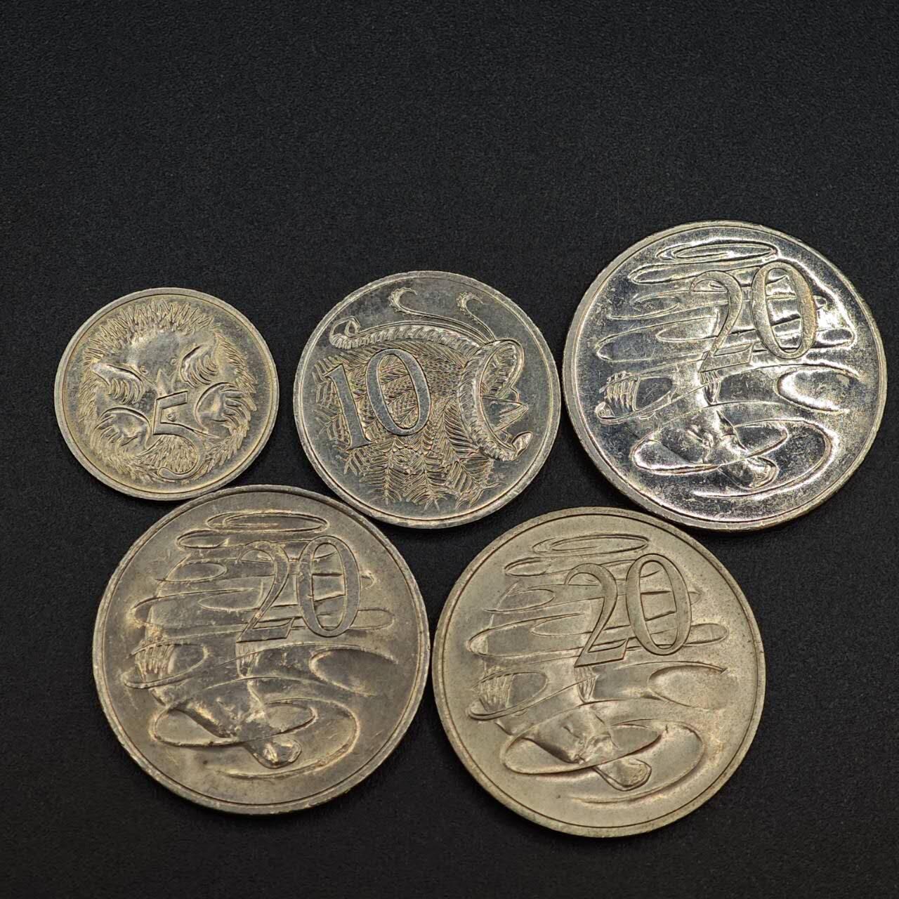 【淘币小摊】实时拍第八百零三拍   散币套币场   满百包邮可预留二周 每周一统一发货   澳大利亚5枚