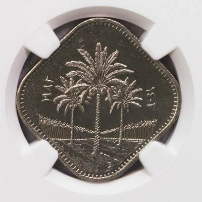 NGC-MS64 1982伊拉克500费尔错版 - NGC-MS64 1982伊拉克500费尔错版