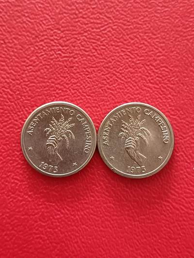 【云涧收藏】第八十场 - 巴拿马1973年FA0袖珍纪念币2枚