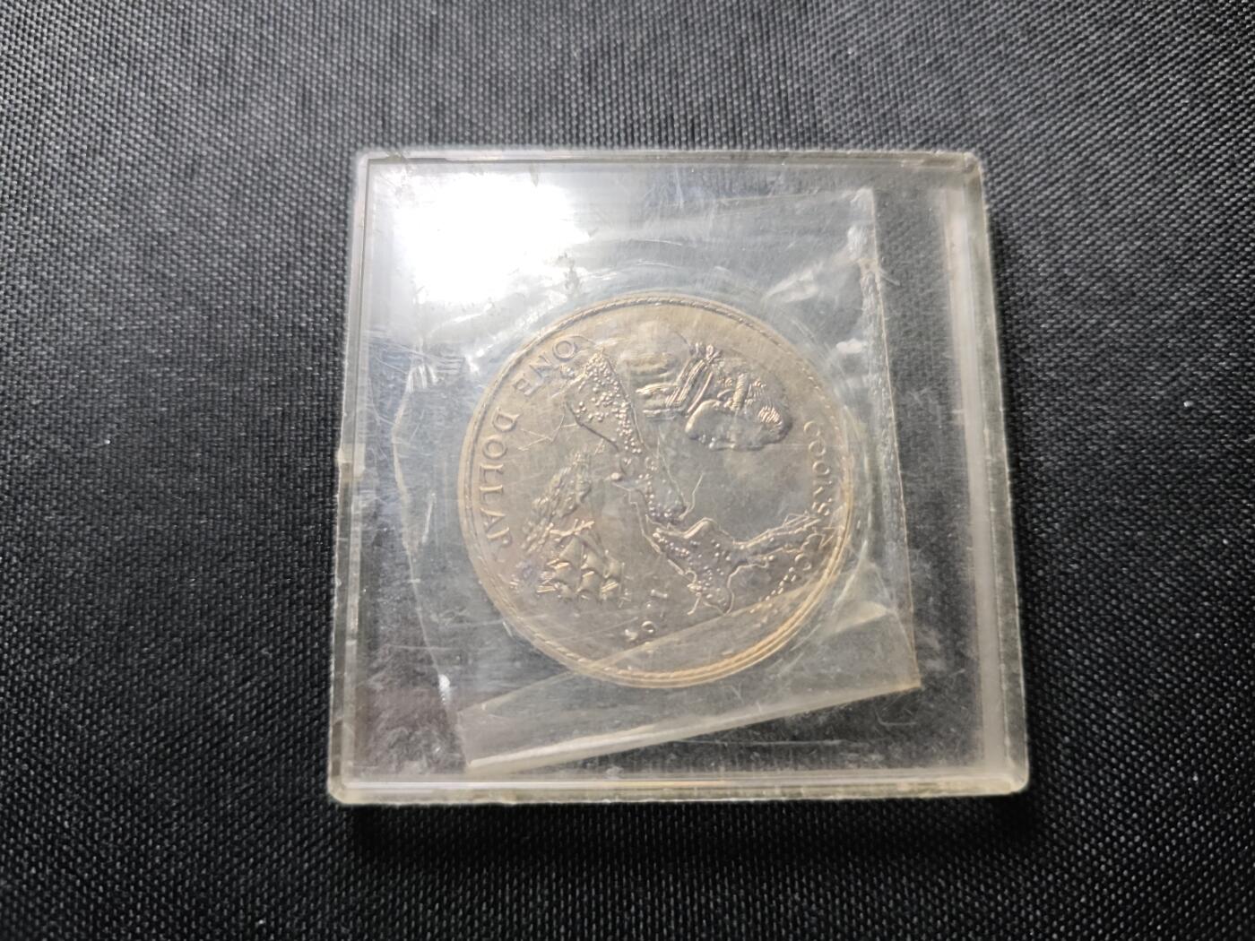 KK钱币收藏小铺 （套币 好品/批量散币 银币）专场  2月预留时间 周末发货  1969新西兰1元克朗形纪念币