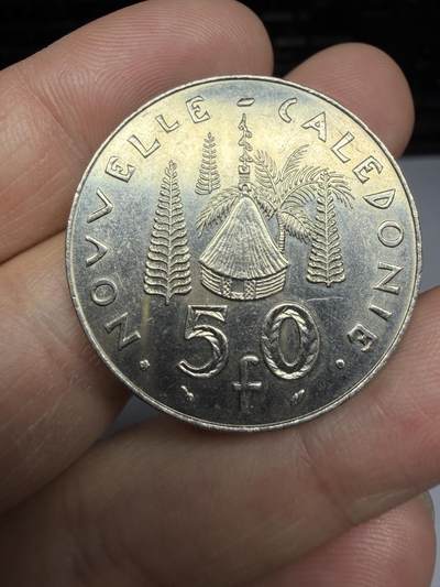 2025年集古藏今外币拍卖第十期-第8场—（总第288拍），可以寄存60天，满160元包邮。 - 1987年法属新喀利尼西亚50法郎