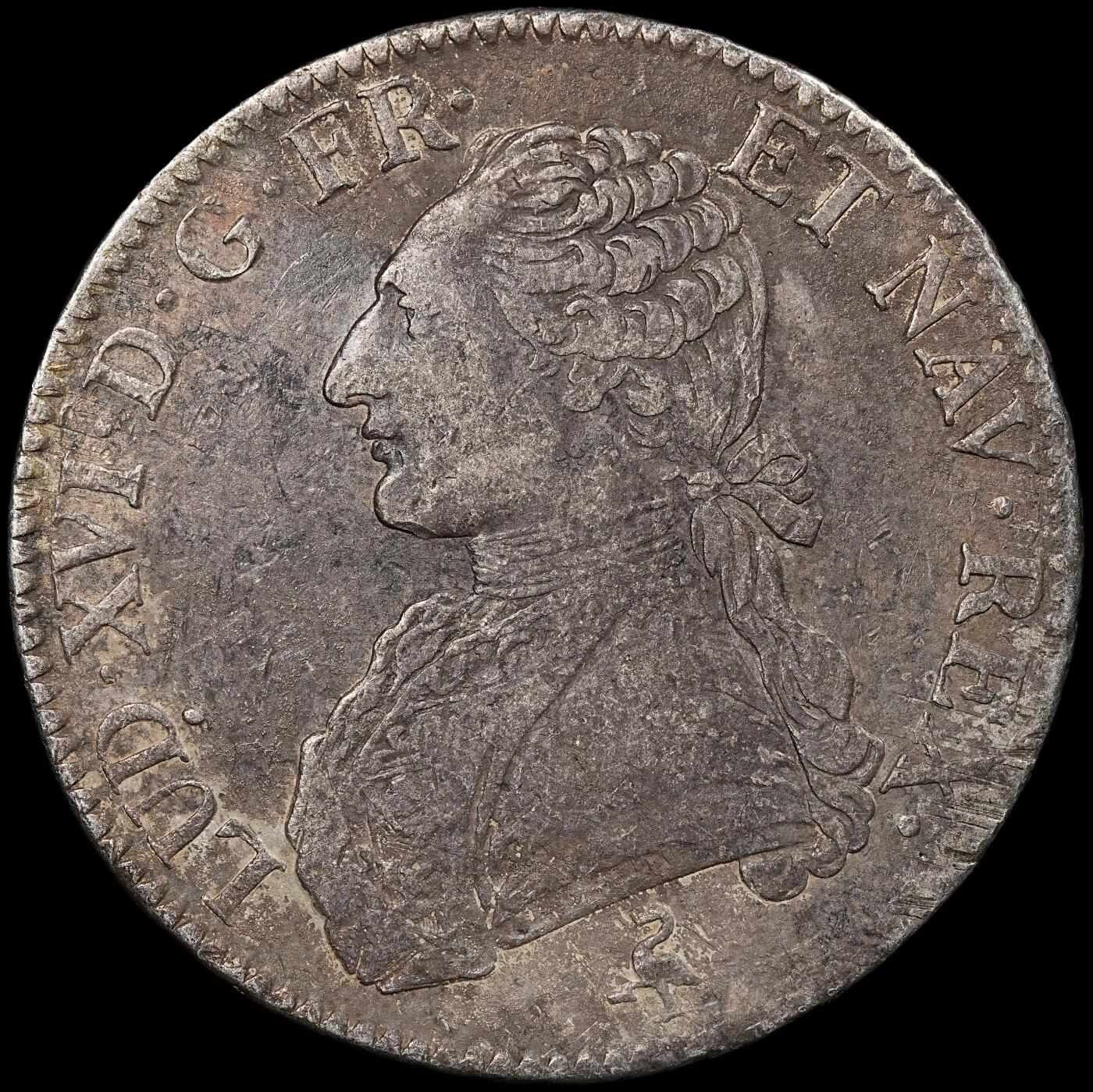 修遠堂世界钱币第九十四期 1777年法国埃居大银币 28.99g