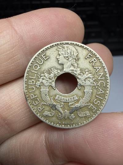 2025年集古藏今外币拍卖第十期-第8场—（总第288拍），可以寄存60天，满160元包邮。 - 1938年法属印支5分