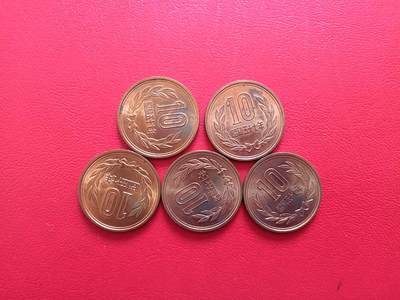 【云涧收藏】第八十场 - 日本昭和57年10元5枚