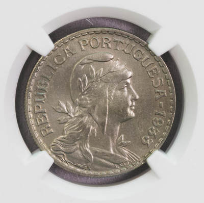 NGC-UNCD 1933葡属几内亚1埃斯库多镍币 - NGC-UNCD 1933葡属几内亚1埃斯库多镍币