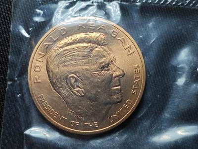 KK钱币收藏小铺 （套币 好品/批量散币 银币）专场  2月预留时间 周末发货 -   美国总统纪念铜章 原封