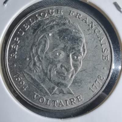 沼泽如烟--第910场 - 法国1994年5法郎纪念币