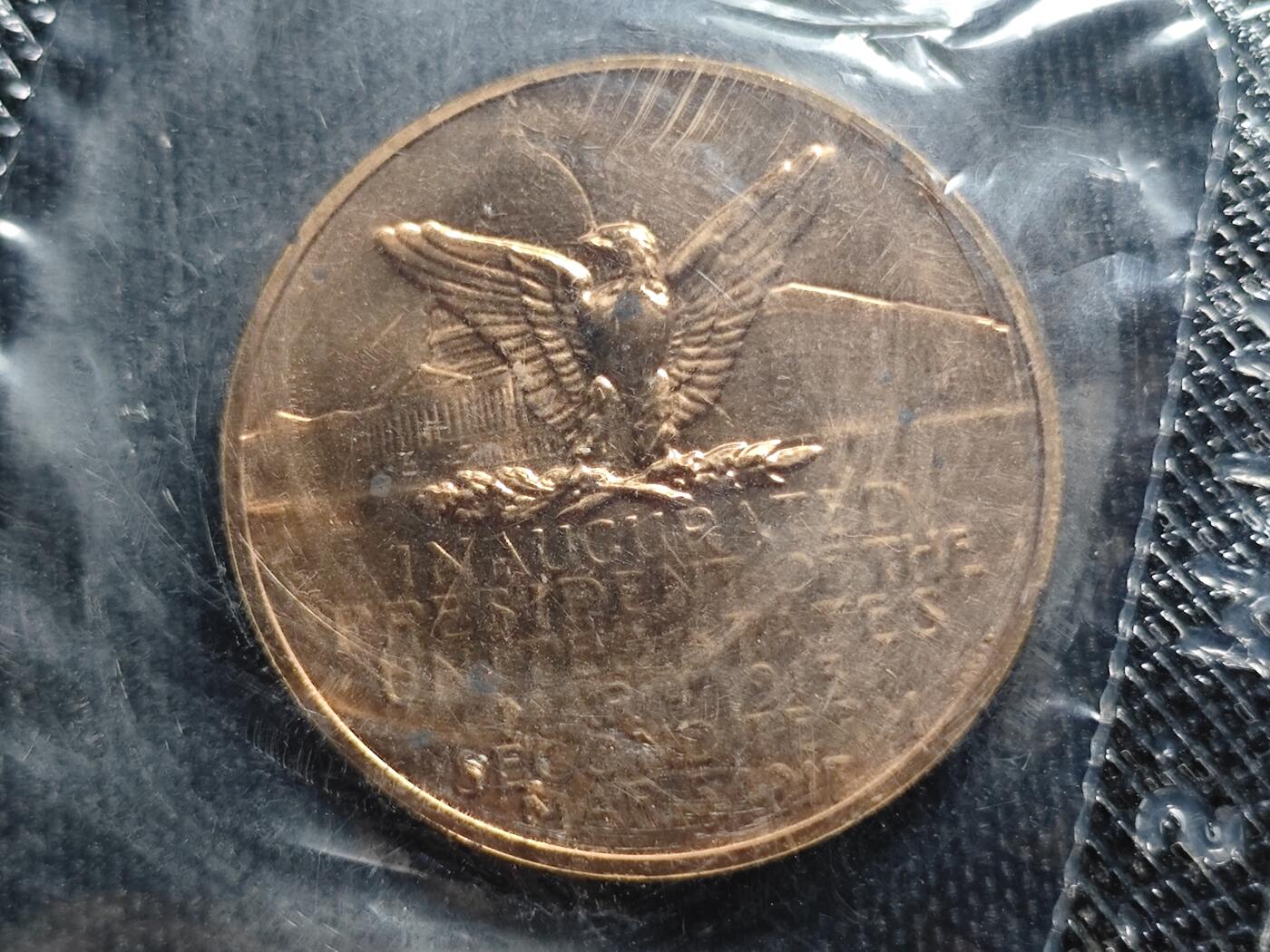 KK钱币收藏小铺 （套币 好品/批量散币 银币）专场  2月预留时间 周末发货  美国总统纪念铜章 原封