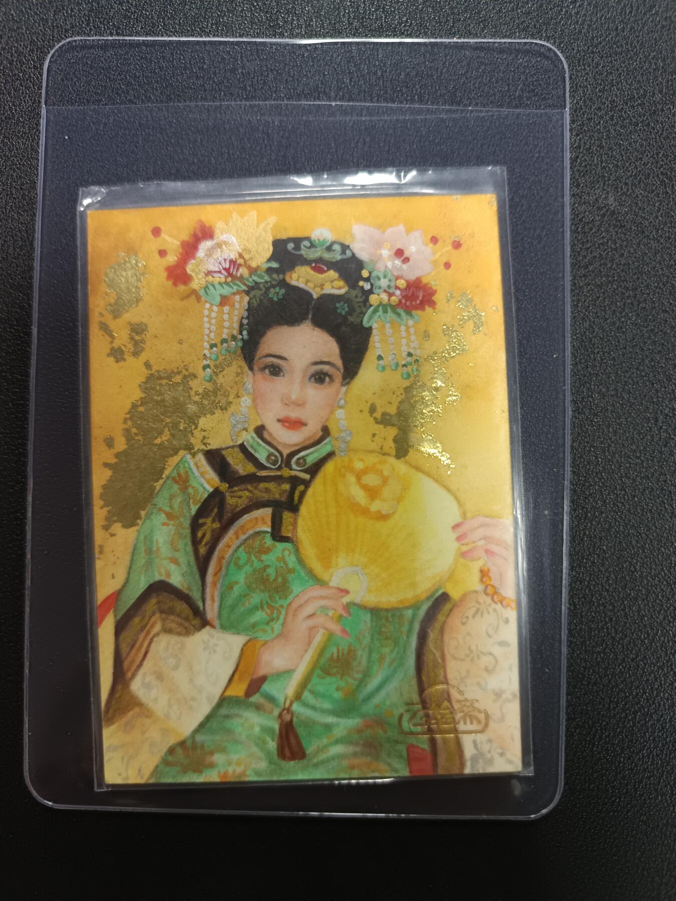天玑星卡拍第141期《11.24周一截拍》持续收拍收评中 满赠卡需备注 【手绘卡】云绘斋 倾国倾城之王权富贵 画师华莹 1/1 手绘卡