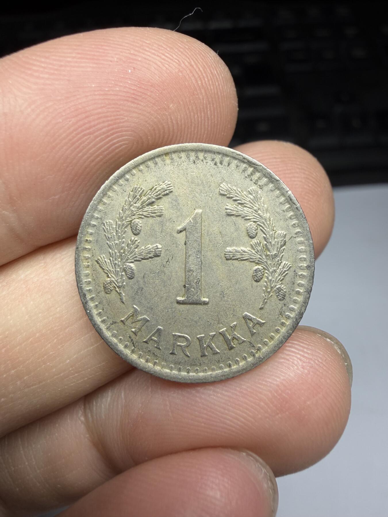 2025年集古藏今外币拍卖第十期-第8场—（总第288拍），可以寄存60天，满160元包邮。 1930年芬兰1马克