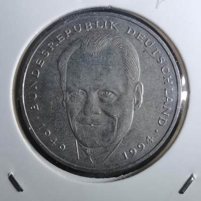 沼泽如烟--第910场 - 德国1994年2马克这头像少见
