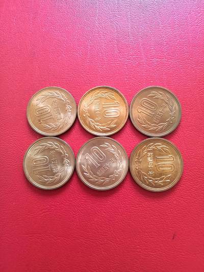 【云涧收藏】第八十场 - 日本昭和51年10元6枚