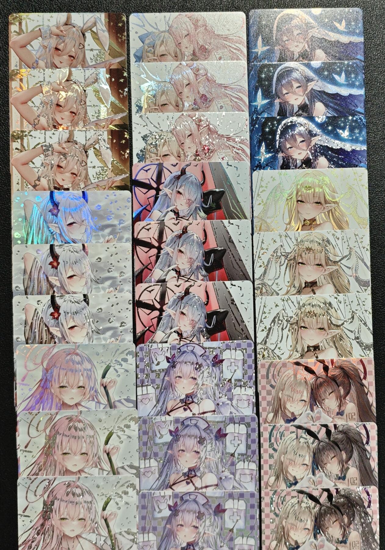 天玑星卡拍第142期《11.25周二截拍艺气风发》持续收拍收评中 满赠卡需备注 动漫美女 三工艺 二十七张 自制卡