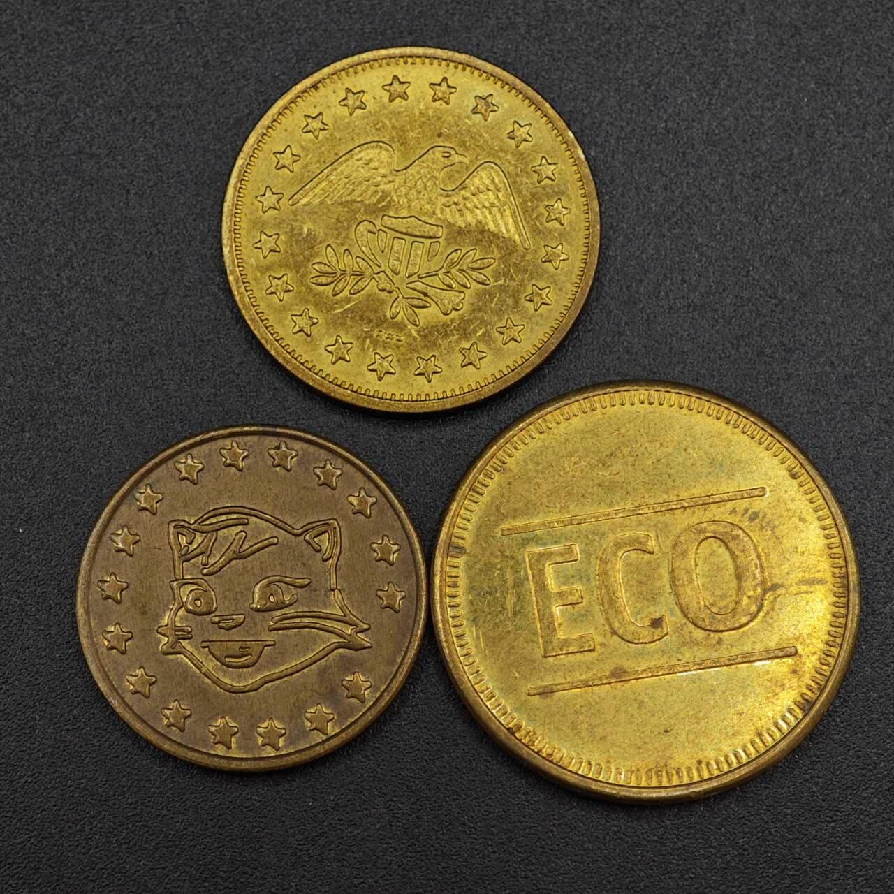 【淘币小摊】实时拍第八百零三拍   散币套币场   满百包邮可预留二周 每周一统一发货   代币3枚